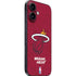 NBA Miami Heat Red Primary Logo iPhone 16 Plus Skin